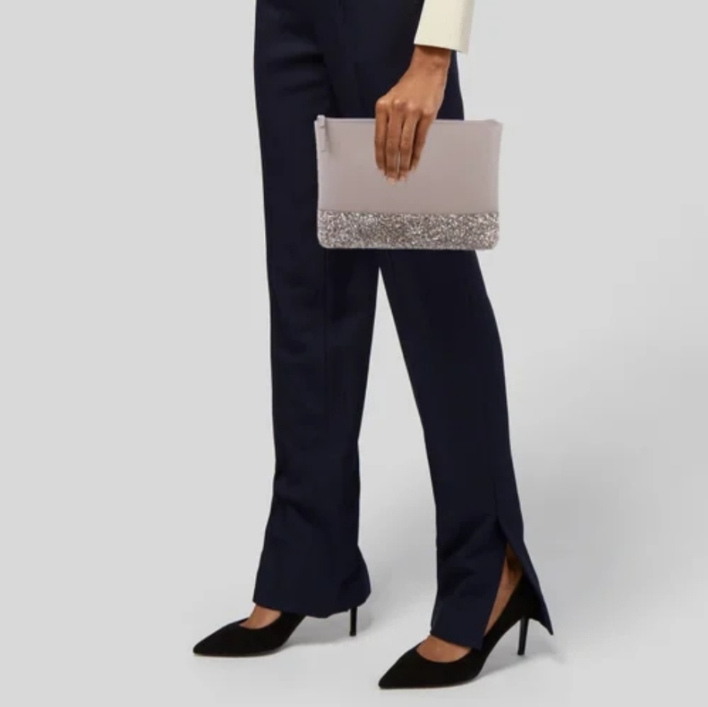 🔥LAST1🔥NWT KATE SPADE GRETA COURT GLITTER CLUTCH - Picture 6 of 8